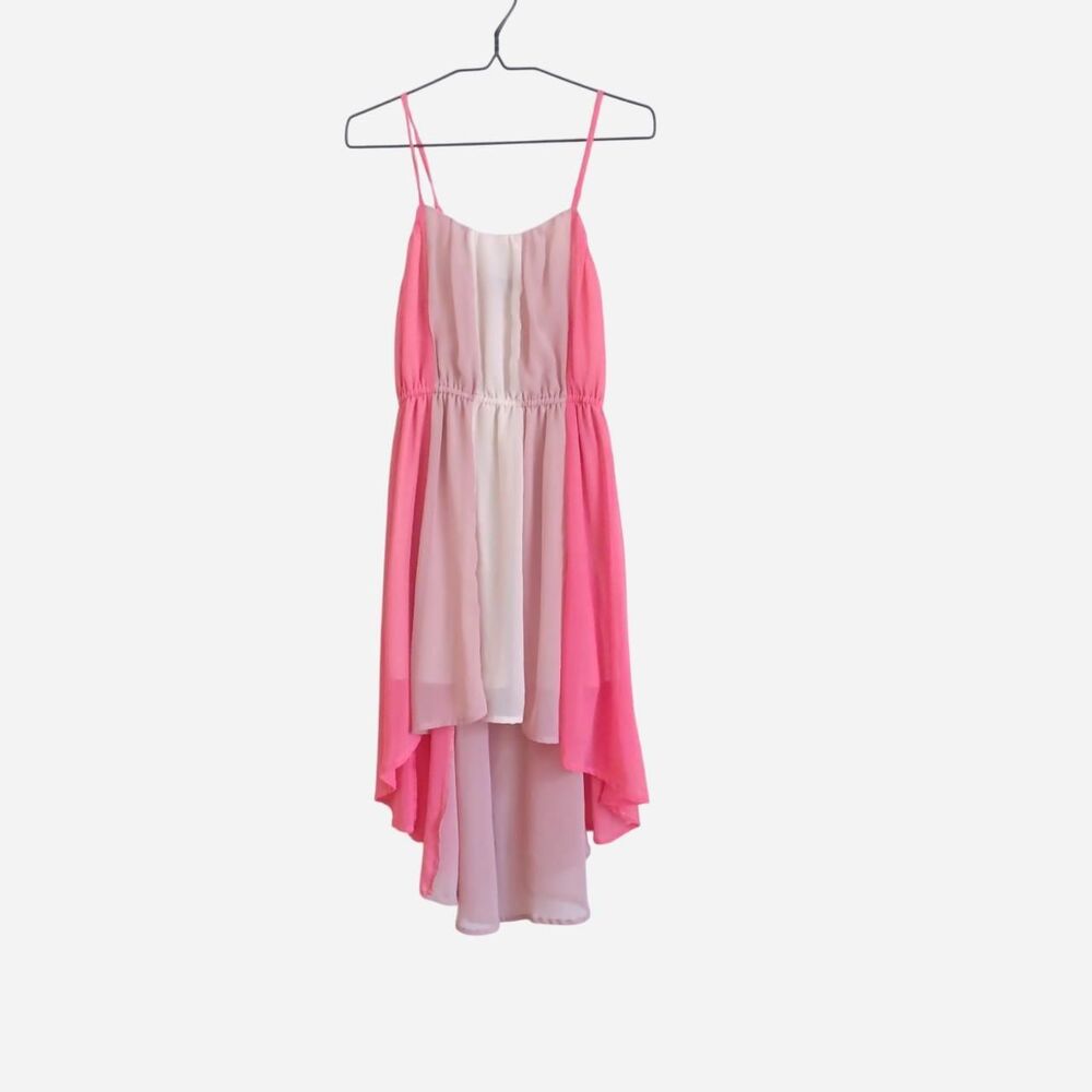 C. Luce Women's High-Low Chiffon Dress Size Small